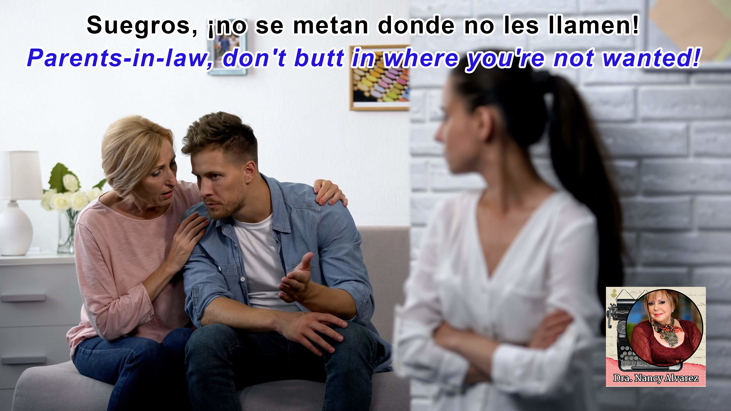  Es muy importante mantener una buena relación con los suegros, dentro de lo posible